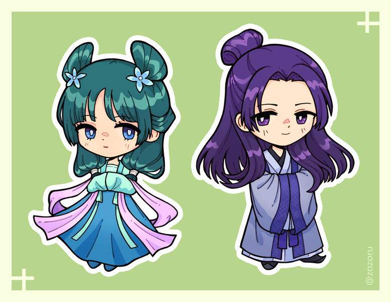 Maomao & Jinshi Chibi