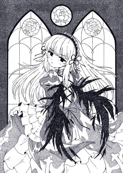 Suigintou B&W Halfbody