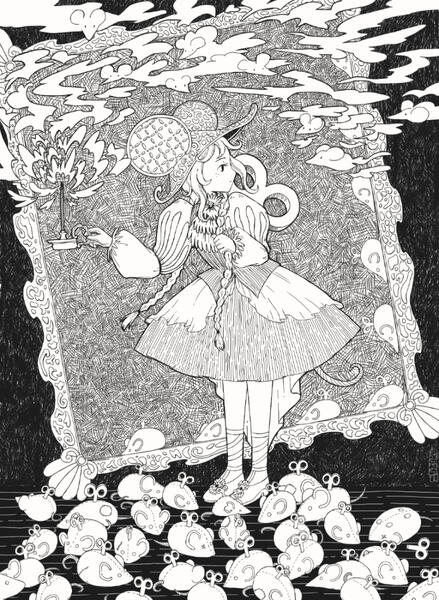 OC B&W Fullbody